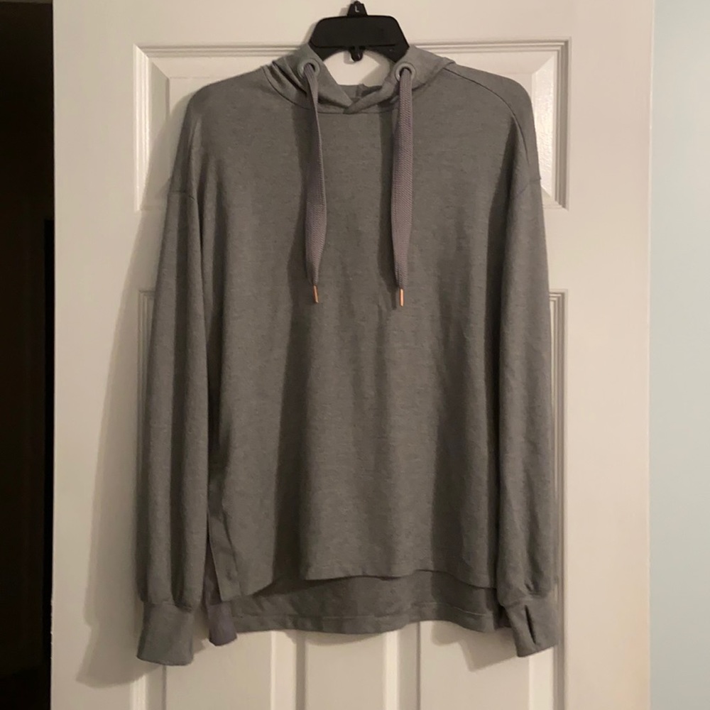 Grey athletic sweatshirt